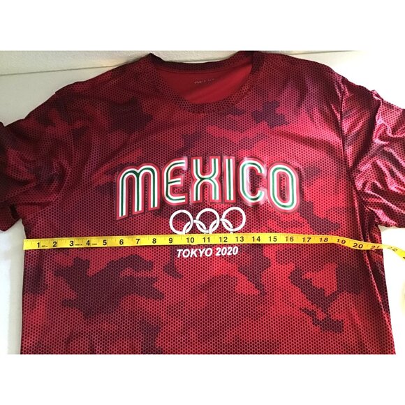 SPORTFLEK- MENS SHORT SLEEVE TEAM GRAPHIC MEXICO OLYMPICS TOKYO 2020 SIZE LARGE - Picture 5 of 8